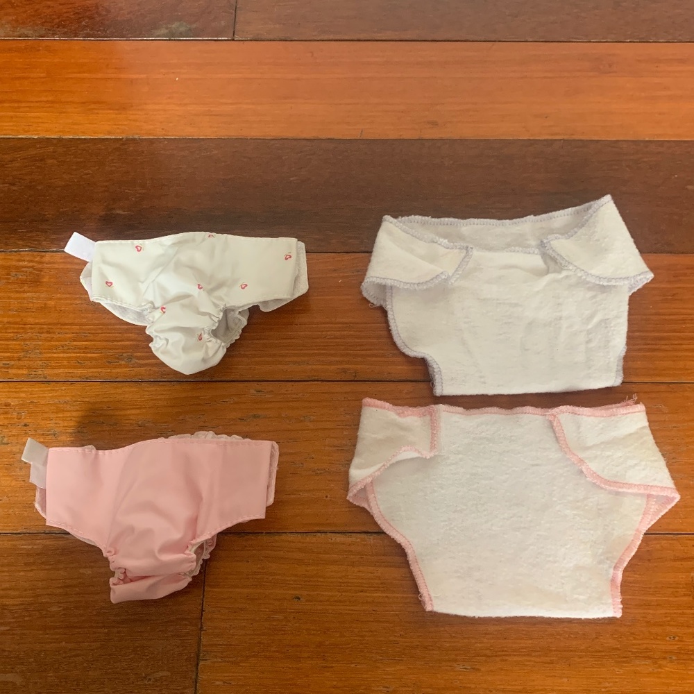 American Girl Bitty Baby Diapers